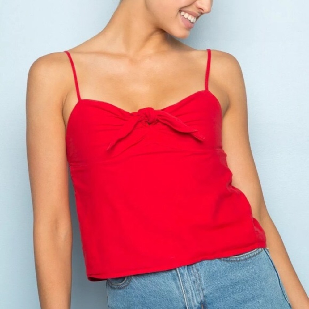 BRANDY MELVILLE red sasha tank